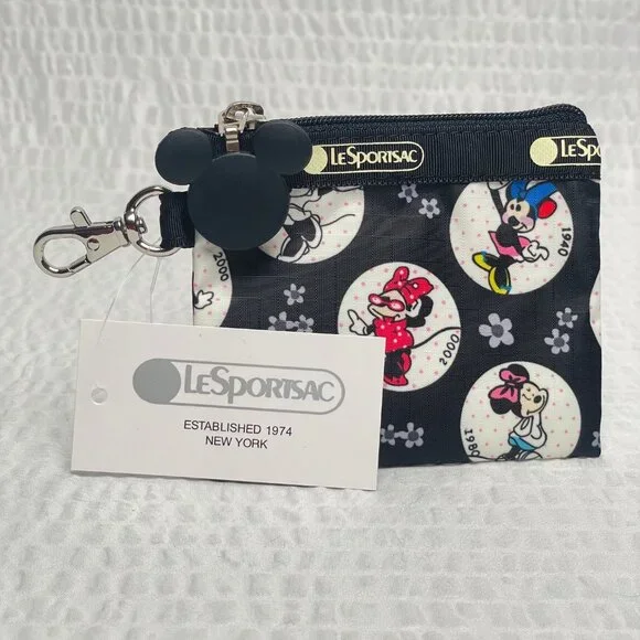 LeSportsac Disney Minnie Mouse Mini Coin Purse - NWT - Picture 1 of 6